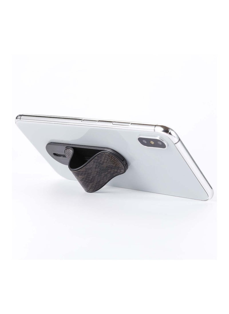 Generic - Universal Finger Strap Phone Holder for iPhone and Android | Versatile Grip Stand for Small Tablets and Mobile Devices in Car Vent - Image 1