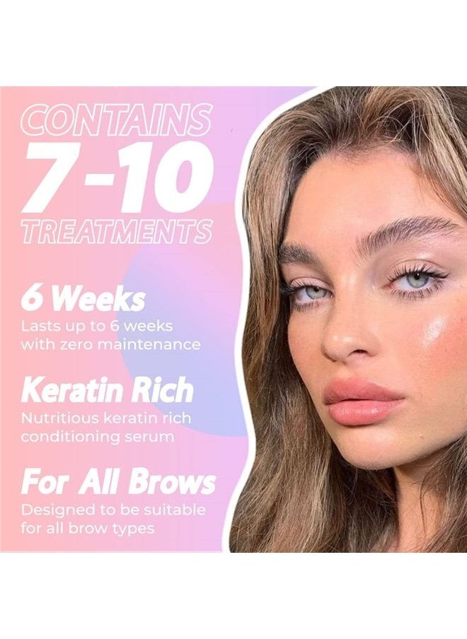 beau lashes طقم تصفيح الحواجب من Beau | طقم تصفيح احترافي للحواجب مع ترطيب الكيراتين | طقم رفع الحواجب الفوري بنفسك للحصول على حواجب أكثر امتلاءً وسمكًا وجمالاً | سهل الاستخدام ونتائج تدوم طويلاً  - Image 5