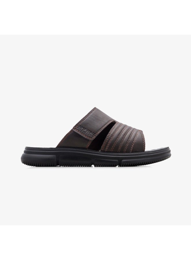 NDURE Men's Slide Sandals, Quilted Strap, Casual Open Toe Slippers - Image 2