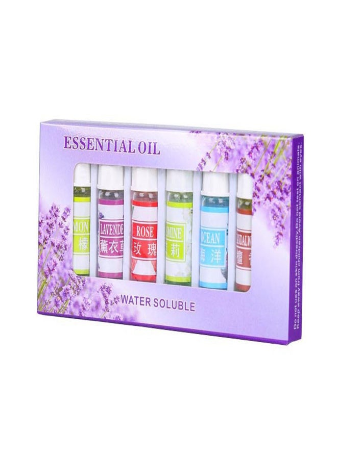 5ML 6PCS Water-soluble Essential Oils Set Pure Natural Aromatherapy Oil Aroma Essential Body Fragrance for Oil Diffuser Humidifier - Image 1