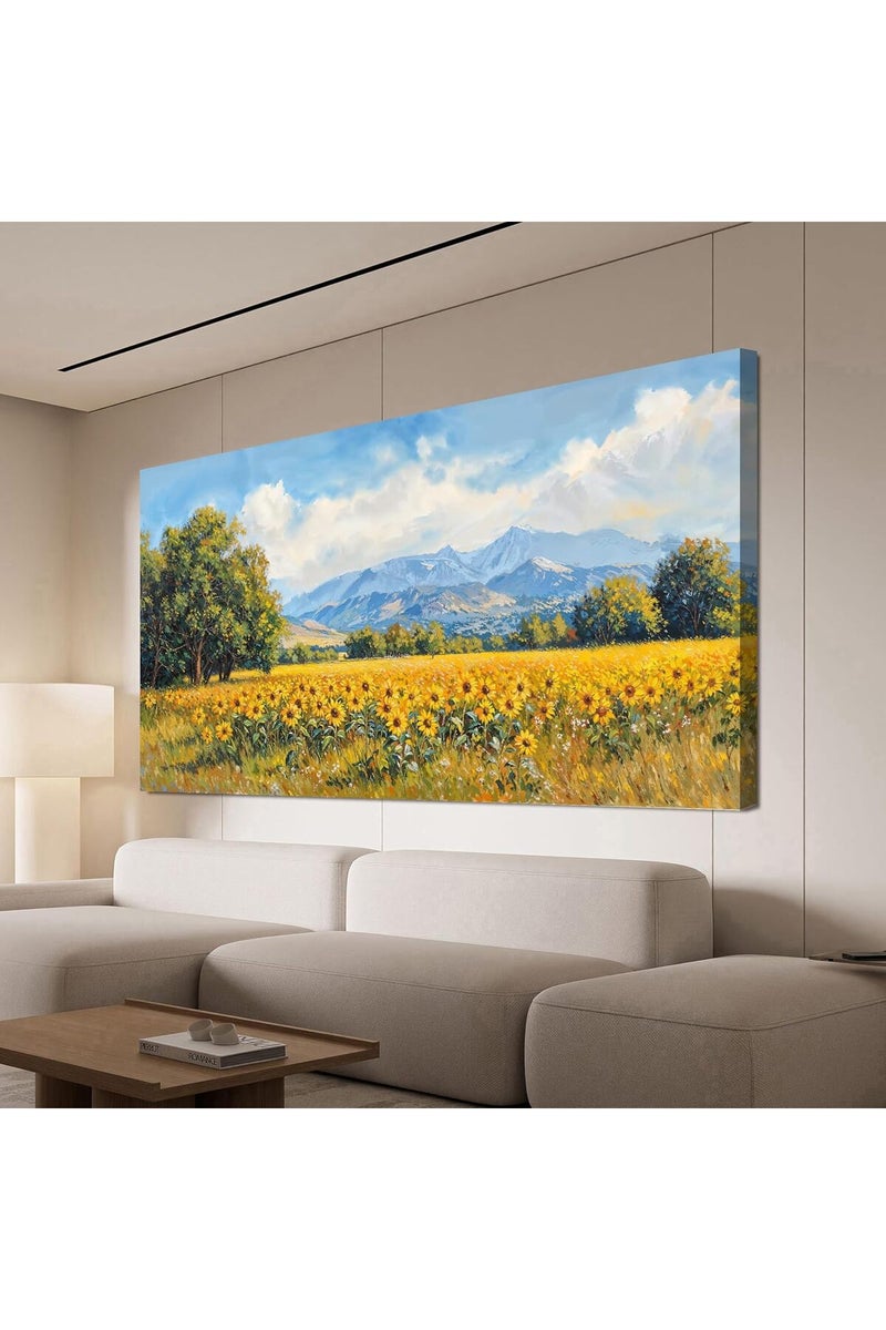 EMODA Beautiful Large Wrap Framed Canvas Wall Art 60x120 cm – Wall Art Landscape Decor - Image 1
