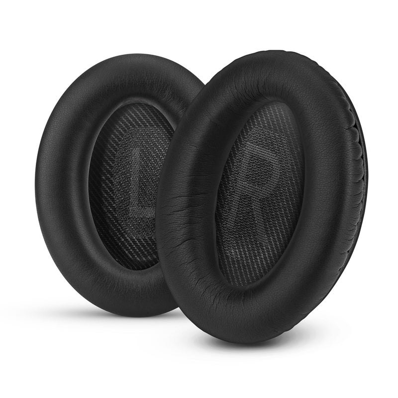 BRAINWAVZ Replacement Earpads for Bose QuietComfort 35 QC35 35 II QC35 ii Headphones With Memory Foam Leather Added Thickness for Better Comfort Noise Isolation - Image 2