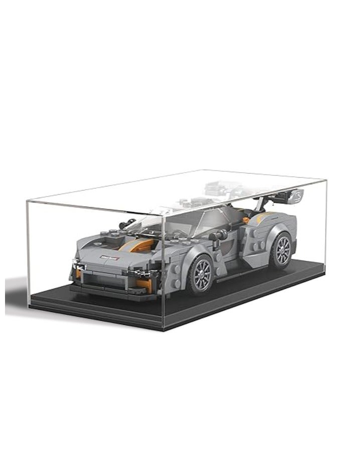 mould king Speed Champion Car Educational Building Sets with Display Case, 27008 Model Car Kits Cool Simulation Cockpit Car Building Blocks, Race Car Building Toys for Adults and Kids 8+(352PCS)  - Image 2