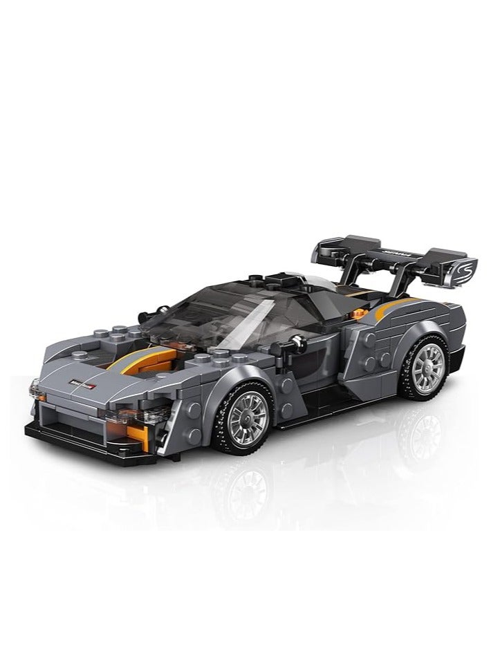 mould king Speed Champion Car Educational Building Sets with Display Case, 27008 Model Car Kits Cool Simulation Cockpit Car Building Blocks, Race Car Building Toys for Adults and Kids 8+(352PCS)  - Image 4