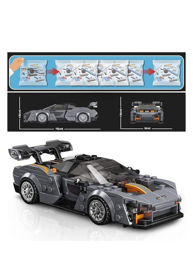 mould king Speed Champion Car Educational Building Sets with Display Case, 27008 Model Car Kits Cool Simulation Cockpit Car Building Blocks, Race Car Building Toys for Adults and Kids 8+(352PCS)  - Image 5