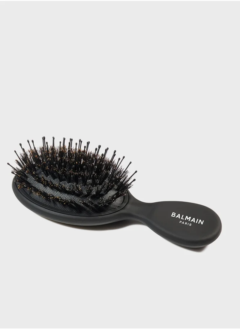 Balmain Paris Hair Couture B4 Mini All Purpose Spa Brush 100% Boar Hair And Nylon Brush