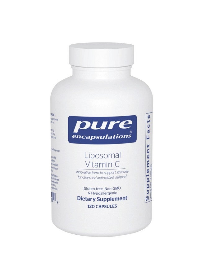 Pure Encapsulations Liposomal Vitamin C - Immune Support Supplement* - Antioxidant Nourishment - Daily Vitamin - Non-GMO & Gluten Free - 120 Capsules - Image 1