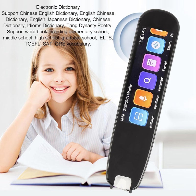 Dpofirs Intelligent Translation Pen with 2.99 Inch Touchscreen - Smart Multilingual Translator Device - Image 2