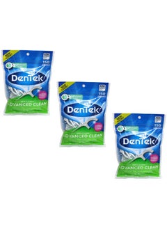 Dentek Triple Clean Floss Picks 150 Count (Pack Of 3)  - Image 1