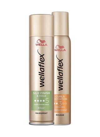 Professional Hair Styling Set - Wellaflex Silk Finish and Hold Hairspray 250ml + Wellaflex Curls Definition Mousse 200ml – for Smooth Hold & Defined Curls - pzsku/ZB223C863F4EA107C3F37Z/45/1751565980/9a9aa1eb-4d23-409f-8a07-6684487d7cba