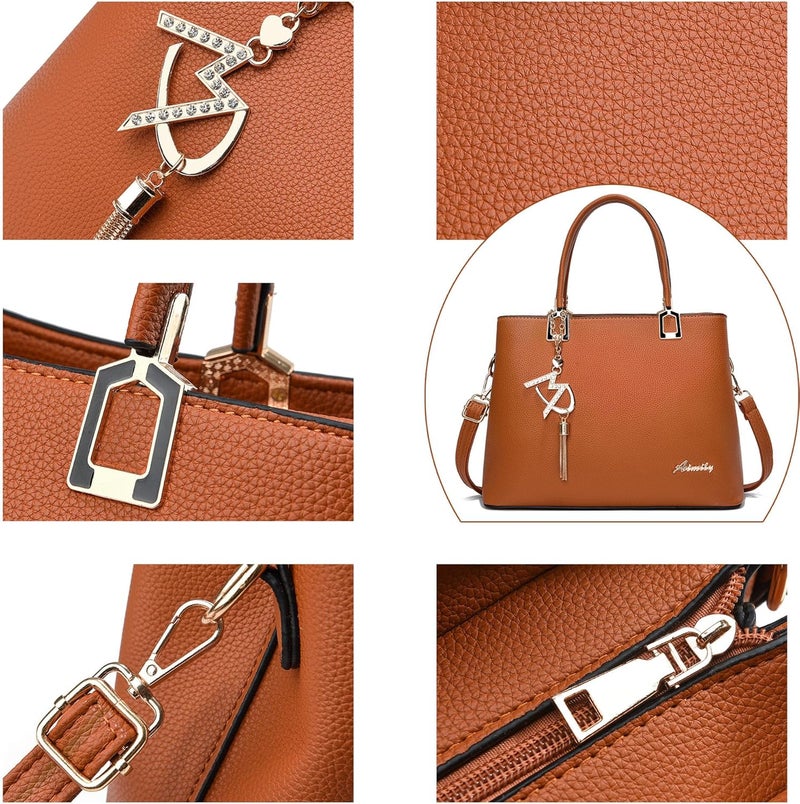 ToLFE Womens Purses and Handbags Shoulder Bags Ladies Designer Top Handle Satchel Tote Bag - Image 5
