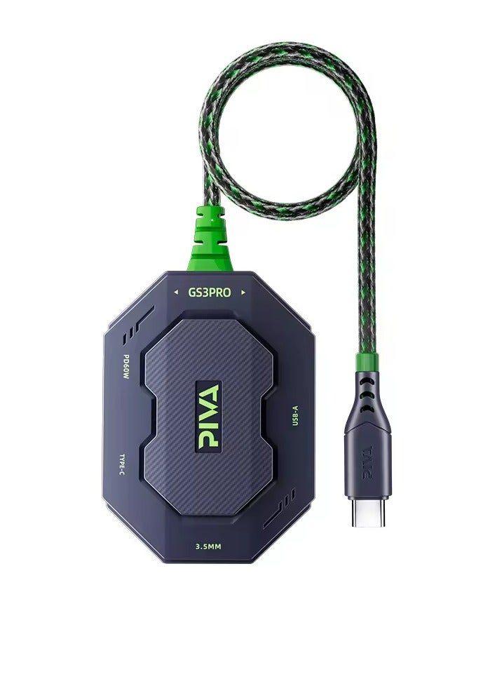 PIVA PIVA GS3 PRO-Z  4 in 1 Type C Cable 32bit Audio Support 60W Charging Power - Image 1