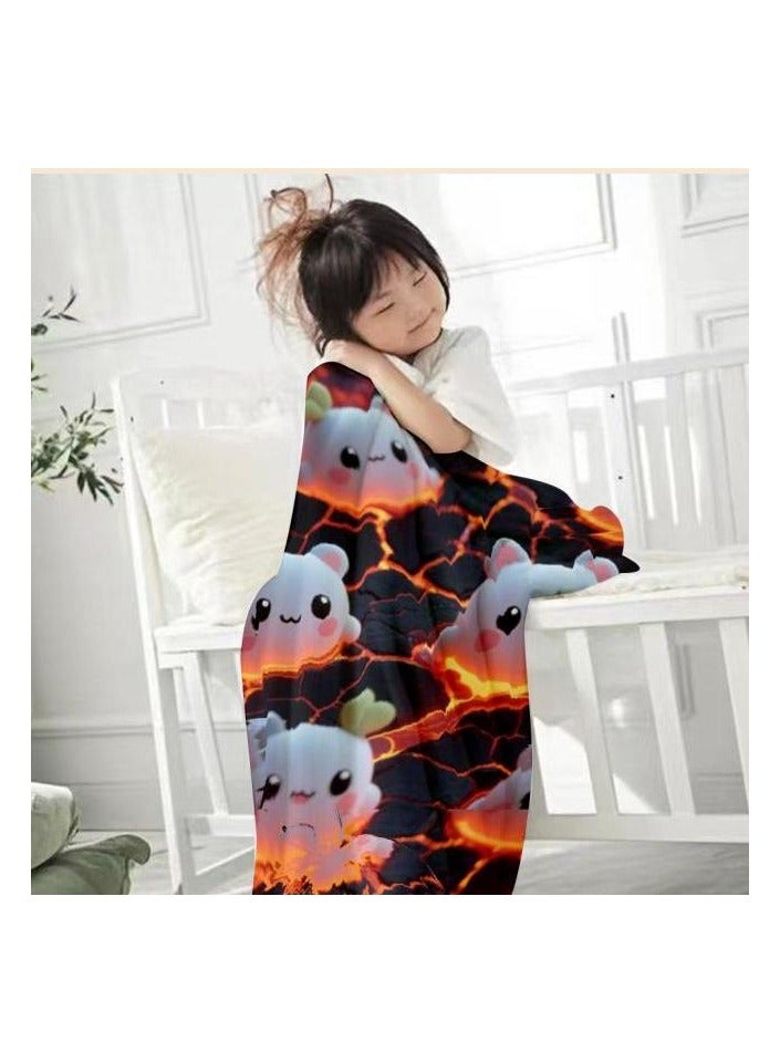 general Flannel thin blanket (warm and comfortable, suitable for sleep, gaming, dust removal and sandproof) 150cm*200cm - 784 - Image 1