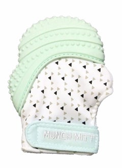 Malarkey Kids Munch Mitt Teething Mitt | Soft Silicone Baby Teething Glove | Adjustable Strap | Machine Washable | 3M+ | Product Dimensions: L 8 x B 2 x H 10.5 cm  - Image 1