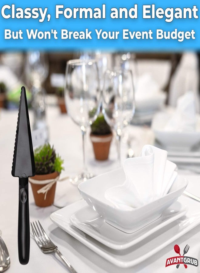 Avant Grub Heavy Duty, Recyclable 10" Dessert Servers 12 Pack. Perfect for Serving Pie, Cake and Pizza. Best Disposable Plastic Cutters for a Wedding or Birthday Party. Great Shovel Slicers for Catering Events - Image 4
