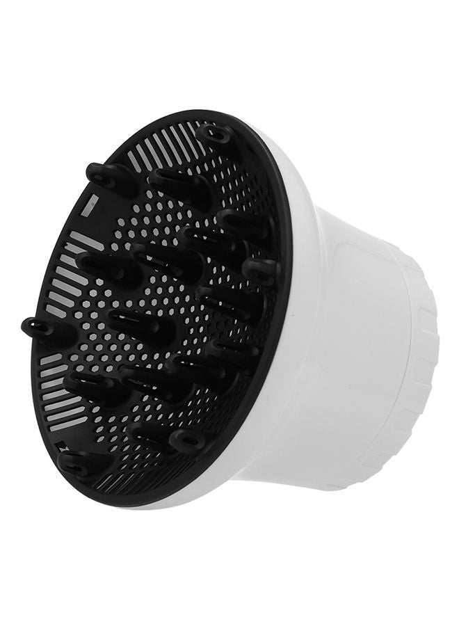 NIBEMINENT Adjustable Blow Dryers For Hair Styling White/Black 0.309kg