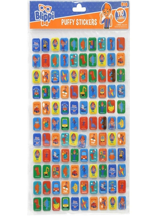 Blippi Puffy Sticker Sheet Book with 110 Stickers for Kids