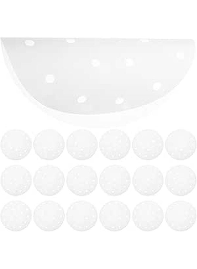 6.5 Inch Round Parchment Paper Liners 500 Pack For Air Fryer Steamer Basket Non Stick - Image 1