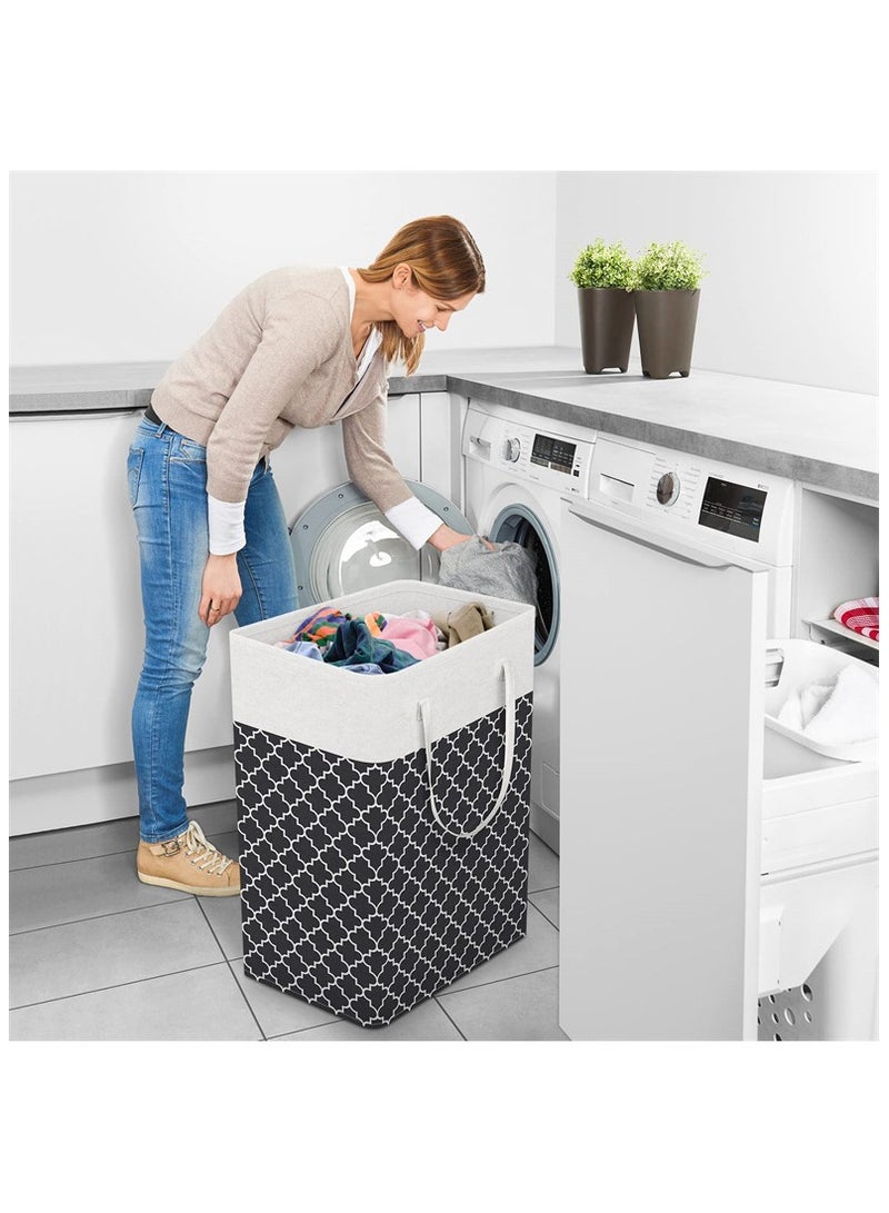 سلة تخزين الملابس القذرة - سلة غسيل - سلة غسيل - حقيبة غسيل - سلة غسيل قابلة للطي - سلة ملابس مقاومة للماء - Image 2