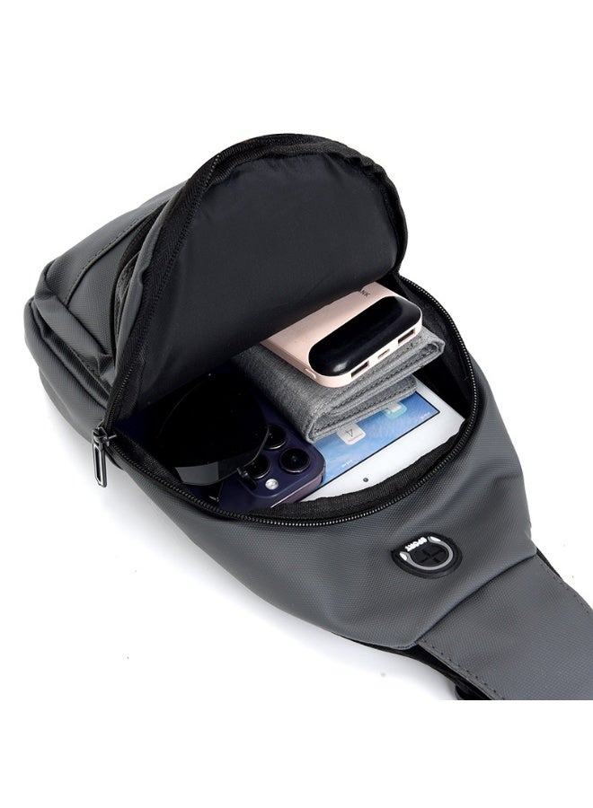 Crossbody Small Sling Bag for Women Men Sling Backpack Chest Daypack Crossbody Bag for Travel Outdoor Hiking - Image 2