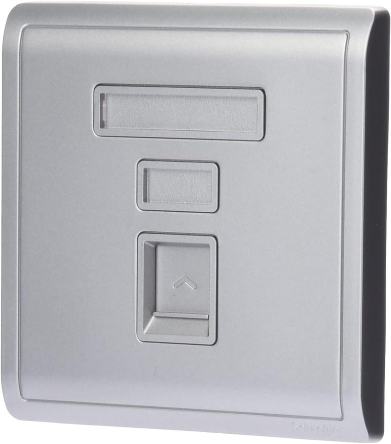 Schneider Electric Schneider Electric Pieno 1 Gang Shuttered Keystone Wallplate - Image 1
