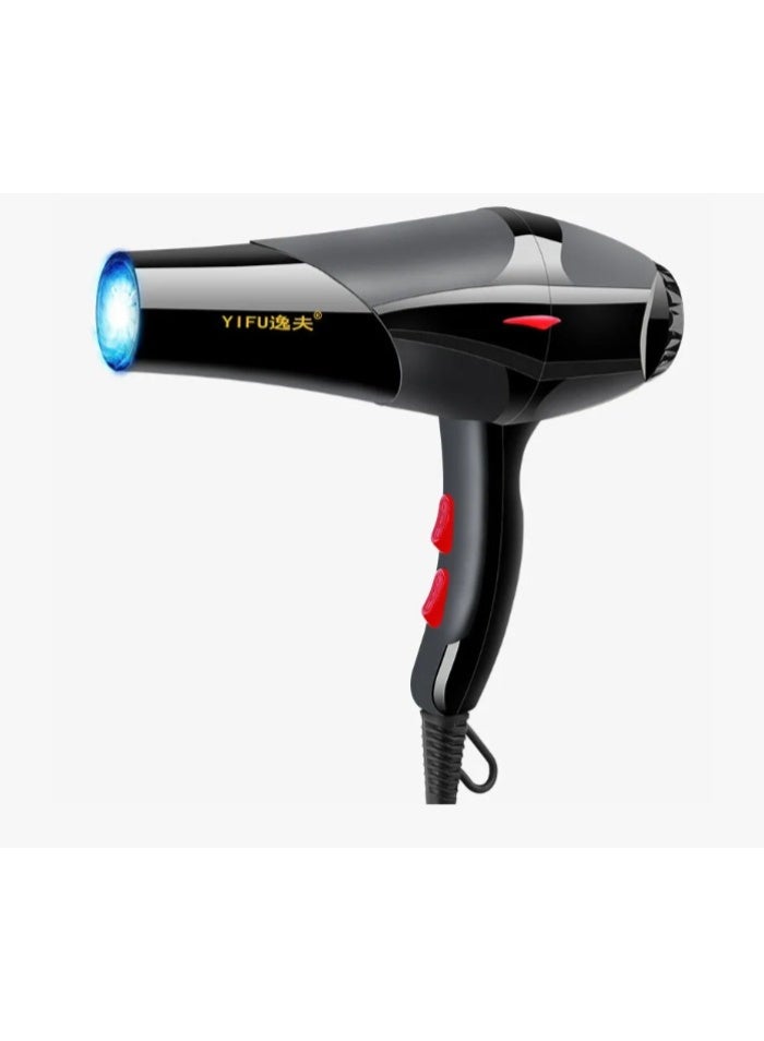 Hair Dryer Blower – Black, Powerful Hot & Cold Air Professional Styling Dryer - Image 1