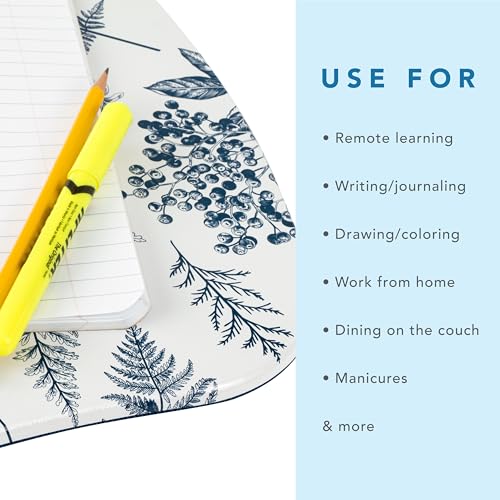LAPGEAR MyStyle Portable Lap Desk with Cushion - Blue Garden - Fits up to 15.6 Inch Laptops - Style No. 45302 - Image 4