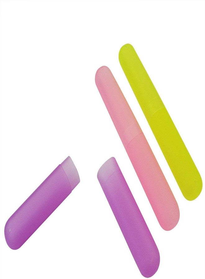 Bskifnn 24PCS Plastic Toothbrush Case Six Colors Portable Dust-proof Toothbrush Cases Toothbrushes Holder for Daily and Travel Use (24) - Image 3