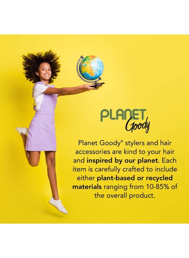 Goody Planet Detangling Palm Hair Brush Orange Detangler Comb For Womenmenand Kids Wet Or Dry For Naturalstraightthick And Curly Hair Made With Recycled Oceanbound Plastic - Image 3