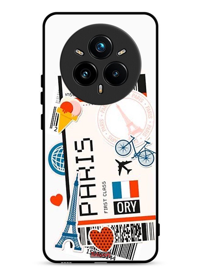 Tolwak Realme 14 Pro 5G Protective Case Cover Paris Sticker