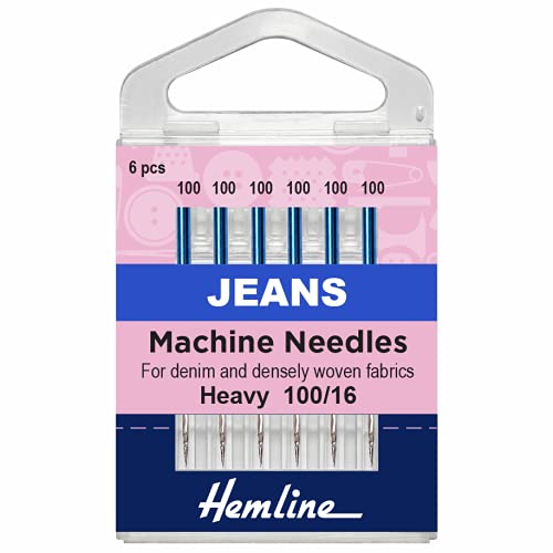 Hemline Machine Needles Jean  Heavy100