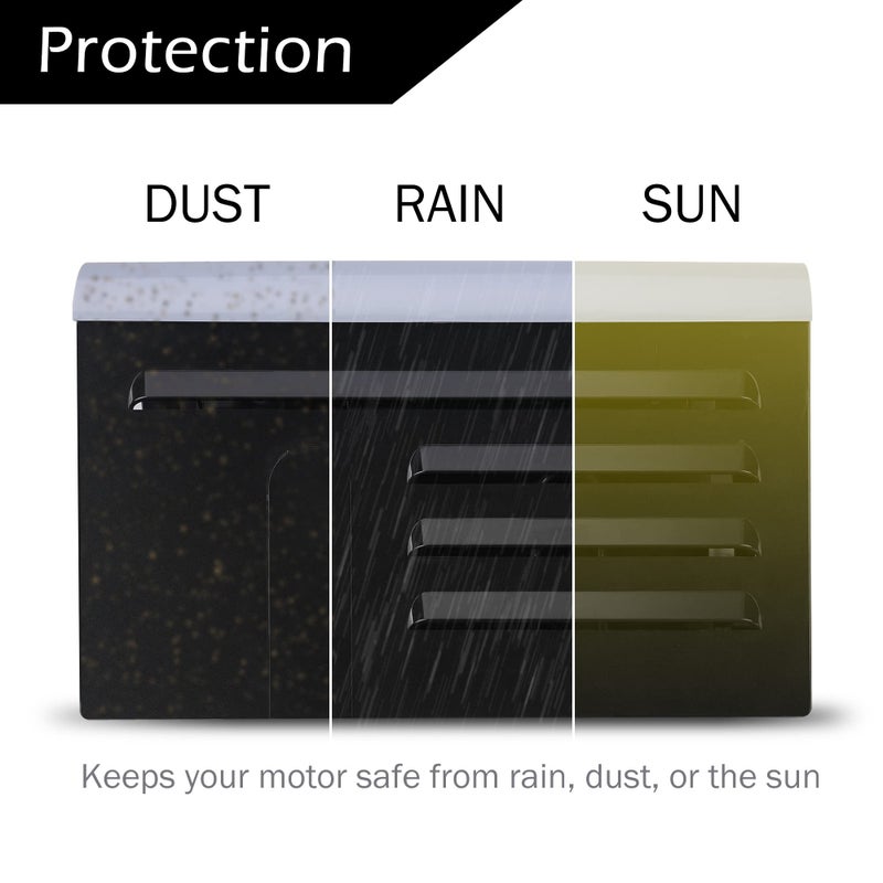 RunNico Pool Pump Covers for Outside Units - ABS Adjustable Pool Pump Motor Cover - Swimming Pool Motor Cover for Above Ground Protection - Image 4