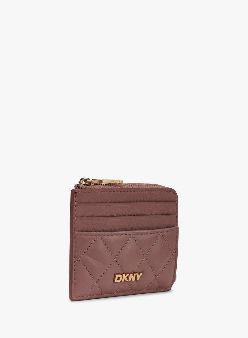 DKNY Trina Logo Zip Around Cardholder - Image 3