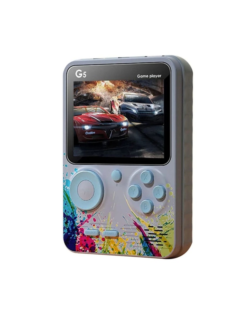 GAME G5 3.0 Inch Full-color Screen Handheld Game Console With 500 Retro Game Portable Game Consoles 1000mAh Rechargeable Battery (multi colour) - Image 1