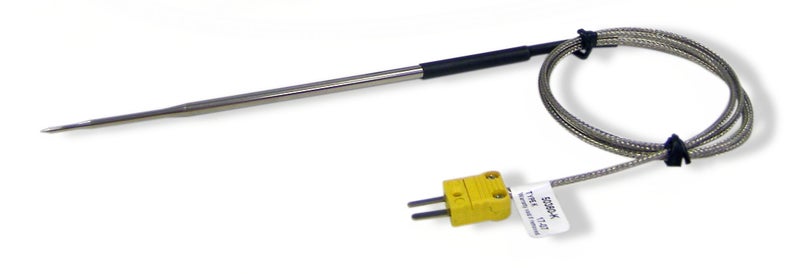 Cooper-Atkins 50360-K Type K Oven Needle Thermocouple Probe with Stainless Steel Overbraid Cable, -40 to +500 degrees F Temperature Range - Image 4
