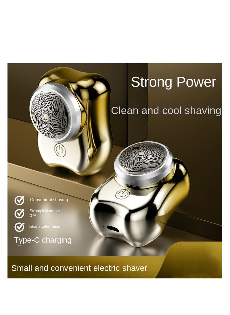 Y&D Electric Razor For Men, Newest Mini-Shave Portable Electric Shaver, Pocket Size Portable Shaver Wet And Dry Mens Razor Usb Rechargeable Shaver Charging Easy One-Button Use Suitable For Home,Car,Travel  - Image 5