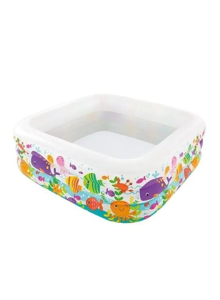 INTEX Swim Center Clear View Aquarium Pool 159x159x50cm - Image 3