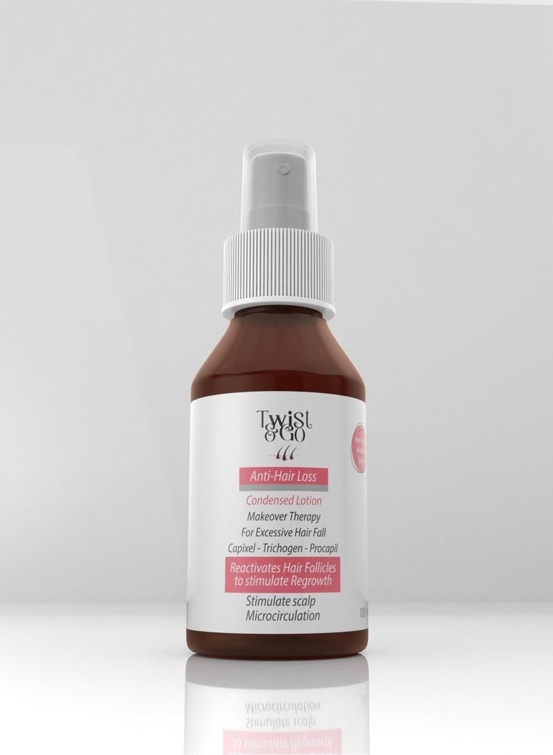 Twist&Go Twist & Go Makeover Therapy For Excessive Hair Fall Anti-Hair Loss Lotion 100ML