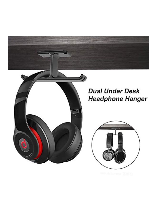 Headphone Hanger Holder Black  - Image 2