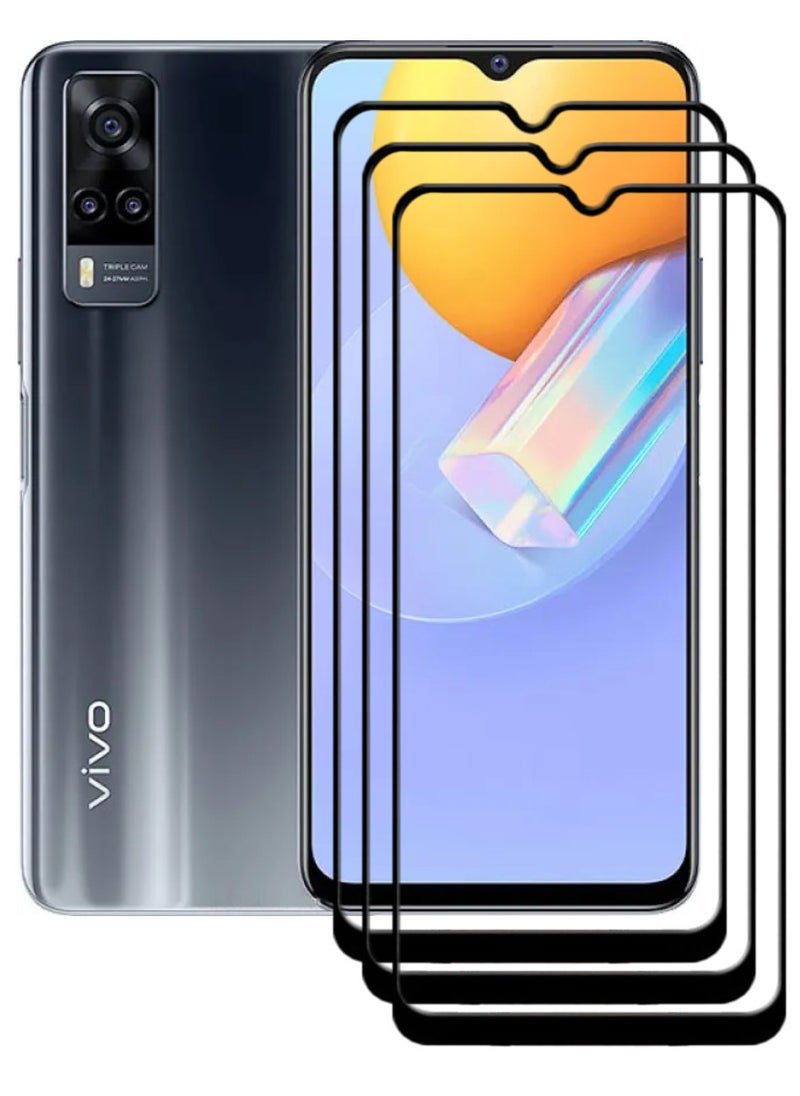 ACLIX 3 Pieces Antistatic ESD Dustproof Premium Quality High Definition Tempered Glass Screen Protector Designed For vivo Y51 (2020) - Image 1