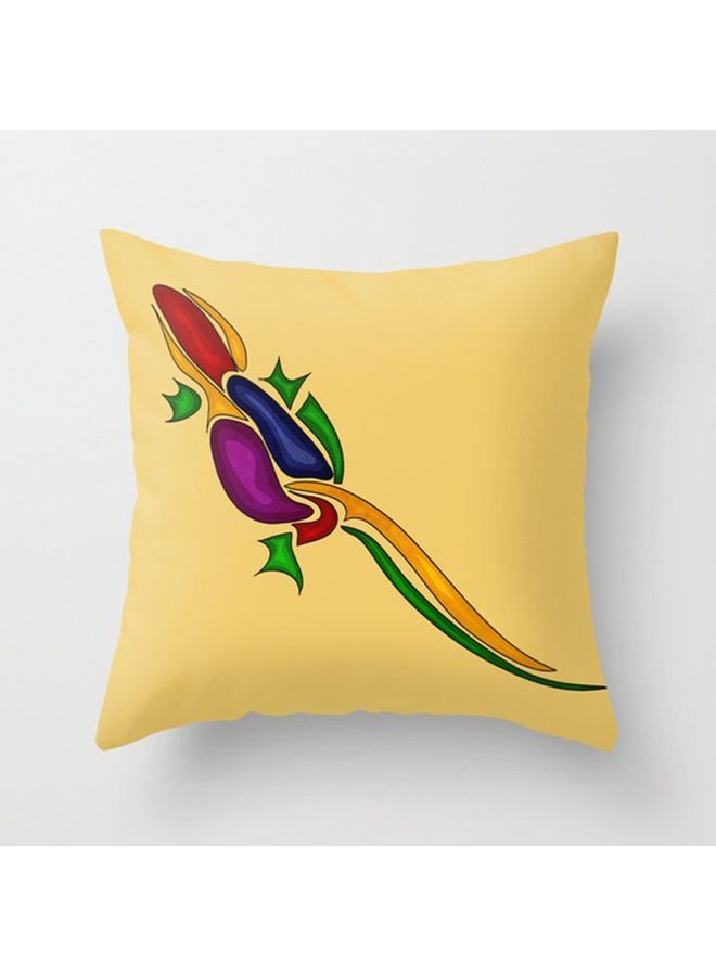 NIBEMINENT Tadpole Printed Decorative Cushion Cover Multicolour