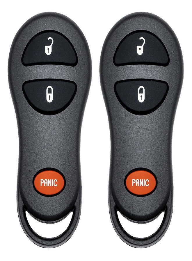 Vurkcy Key Fob Replacement for Dodge Ram 1500 2500 3500 2002-2005, Dakota 2001-2004, Durango 2001-2003, Grand Caravan/Chrysler/Plymouth Prowler, GQ43VT17T, 04686481, 2Pcs - Image 1