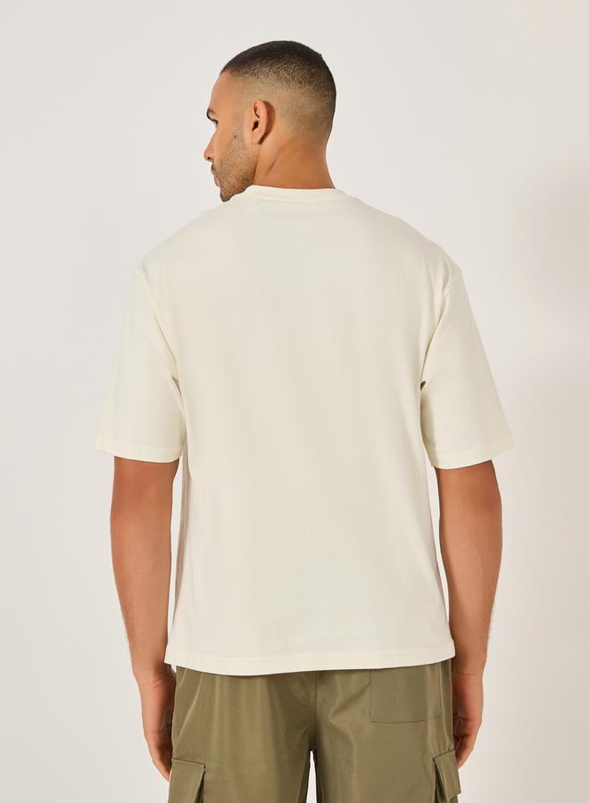 Styli Varsity Printed Jersey Oversized T-Shirt  - Image 4
