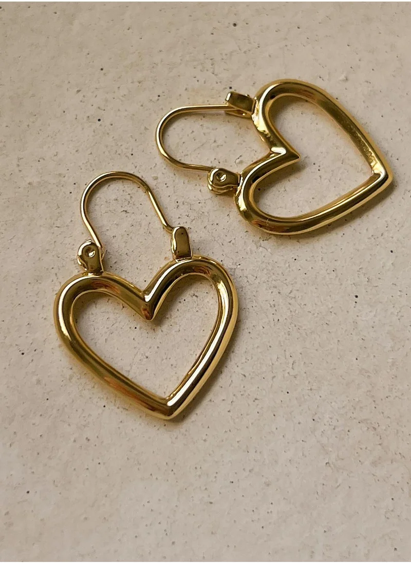 LUV AJ Mini Heartbreaker Hoop Earrings