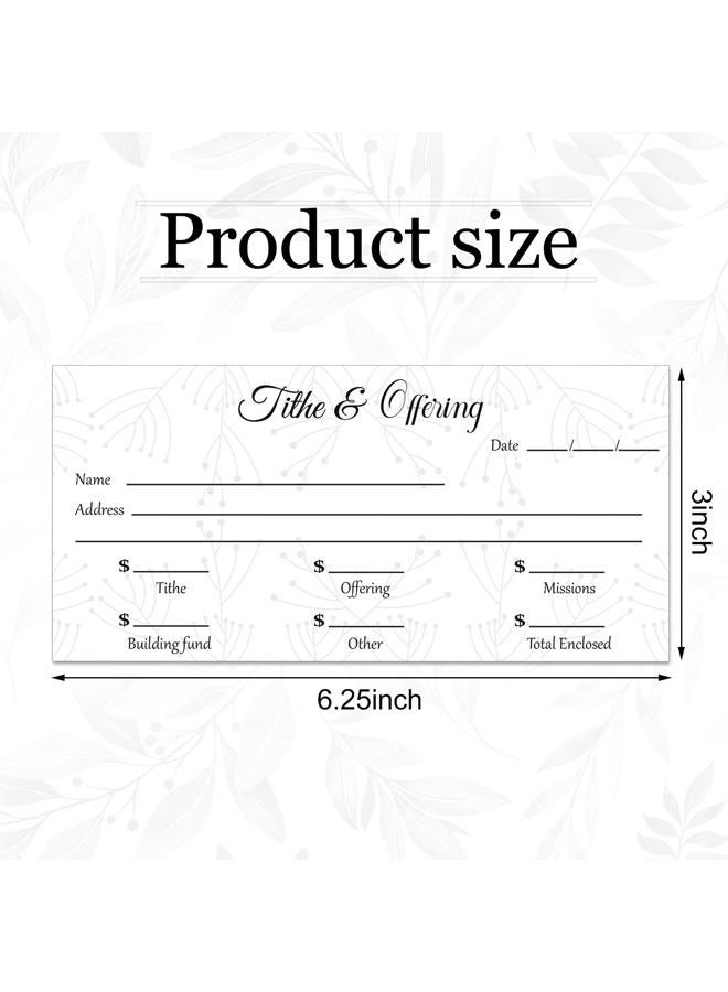 Eaasty 200 Pieces Church Offering Envelopes My Offering Bill Size Envelope Church Offering Tithe Envelopes for Donations, Religious Occasions (Elegant Style) - Image 2