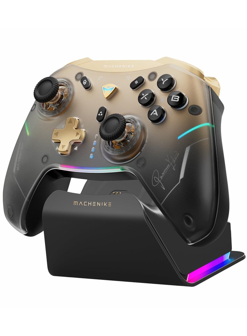 MACHENIKE G5Pro V2 1000HZ Wireless Gaming Controller for NS/PC/iOS/Android with Charging Dock,PC Controller With Hot-Swappable Joystick,Optical Triggers,Optical Micro Switches,RGB Backlight - Image 1