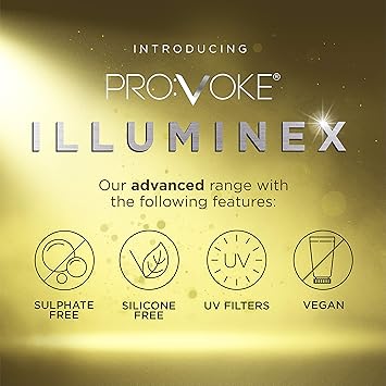 PROVOKE Illuminex Touch of Blonde Lightening Blonde Shampoo and Conditioner Duo Pack 200 ml For Warm Blonde Highlighted Blonde Hair - Image 5