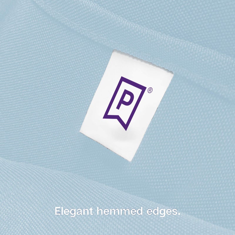 Gee Di Moda Square Tablecloth - 85 x 85 Inch Baby Blue Table Cloth for Large Square or Round Tables - Heavy Duty Washable Fabric - for Buffet Table  Holiday Party  Dinner  Wedding & Baby Shower - Image 5