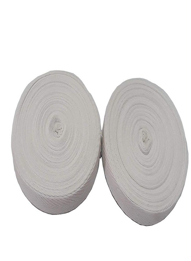 M Fabrics خيوط نادا من القطن الخالص من إم فابريكس لفساتين نادي دوري الهندية التقليدية، والبيجامات، واللينغا، والساري، والسلوار، والباتيالا، والتشوديدار (عبوة من قطعتين) - (مسطحة - 0.25 بوصة، 15 متر لكل قطعة) - Image 4