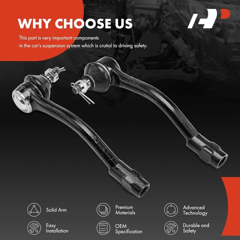 A-Premium Front Outer Tie Rod Ends for Hyundai and Kia - Image 5
